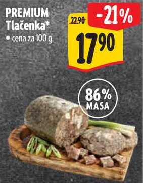 PREMIUM Tlačenka, cena za 100 g 