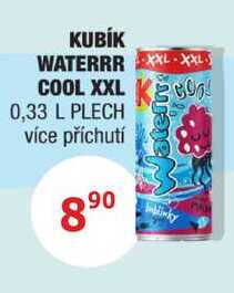 KUBÍK WATERRR COOL XXL 0,33 L plech 