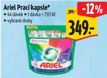 Ariel Prací kapsle, 44 dávek 