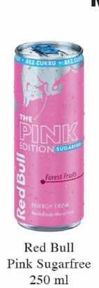Red Bull Pink Sugarfree 250 ml 