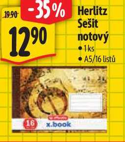 Herlitz Sešit notový 