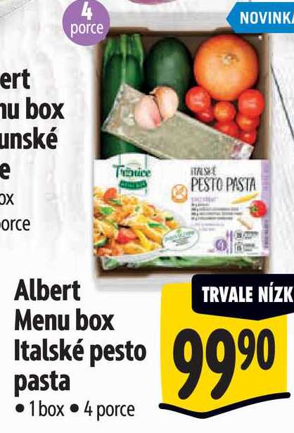 Albert Menu box Italské pesto pasta