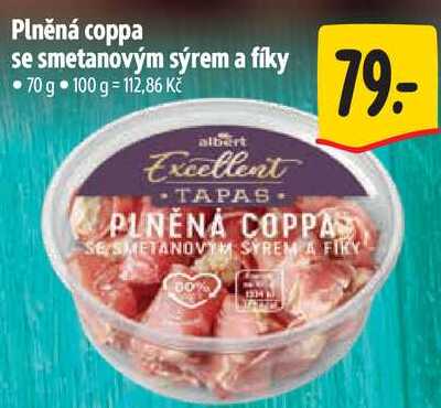 Plněná coppa se smetanovým sýrem a fíky, 70 g