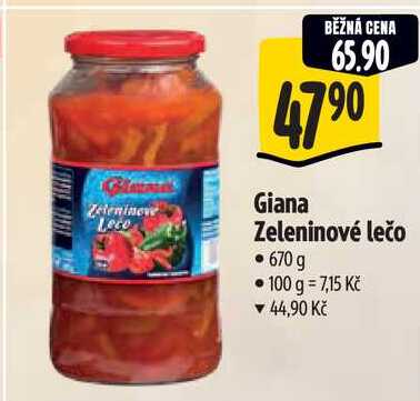 Giana Zeleninové lečo, 670 g