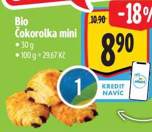 Bio Čokorolka mini, 30 g
