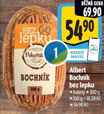 Albert Bochník bez lepku, 300 g