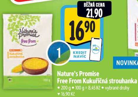 Nature's Promise Free From Kukuřičná strouhanka, 200 g