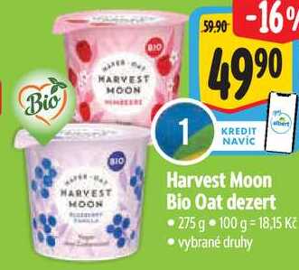 Harvest Moon Bio Oat dezert, 275 g 