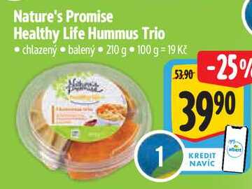 Nature's Promise Healthy Life Hummus Trio, 210 g