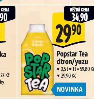   Popstar Tea citron/yuzu  0,5 l