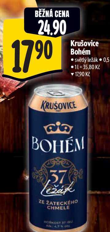 Krušovice bohém 0,5 l