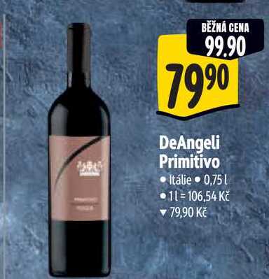   DeAngeli Primitivo 0,75 l