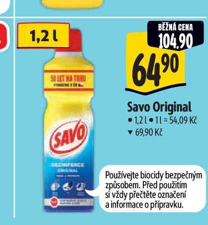   Savo Original 1,21  