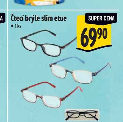  Čtecí brýle slim etue 1ks 