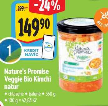 Nature's Promise Veggie Bio Kimchi natur, 350 g