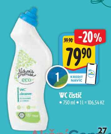 WC čistič, 750 ml 