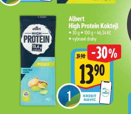  Albert High Protein Koktejl  30 g 