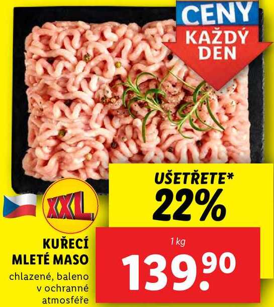 KUŘECÍ MLETÉ MASO, 1 kg