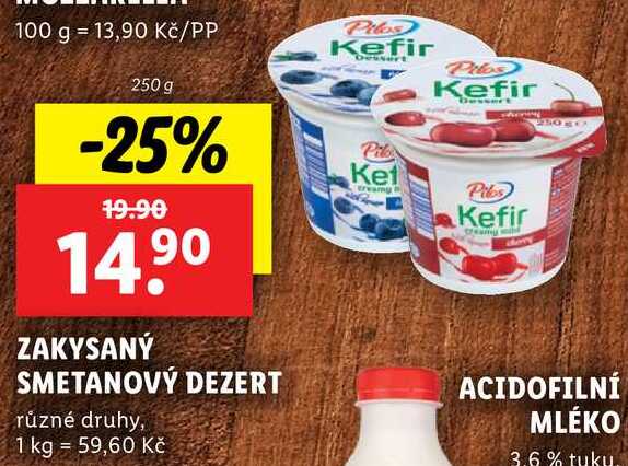 ZAKYSANÝ SMETANOVÝ DEZERT, 250 g
