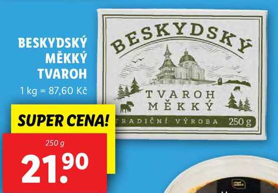BESKYDSKÝ MĚKKÝ TVAROH, 250 g