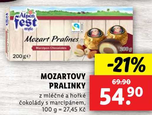 MOZARTOVY PRALINKY, 200 g