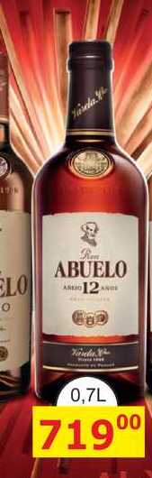 Ron Abuelo Anejo 12y 0,7l 40%