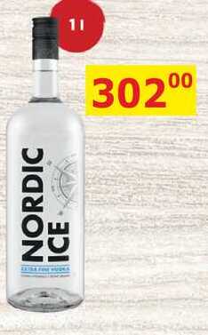 Nordic Ice vodka 37,5% 1l