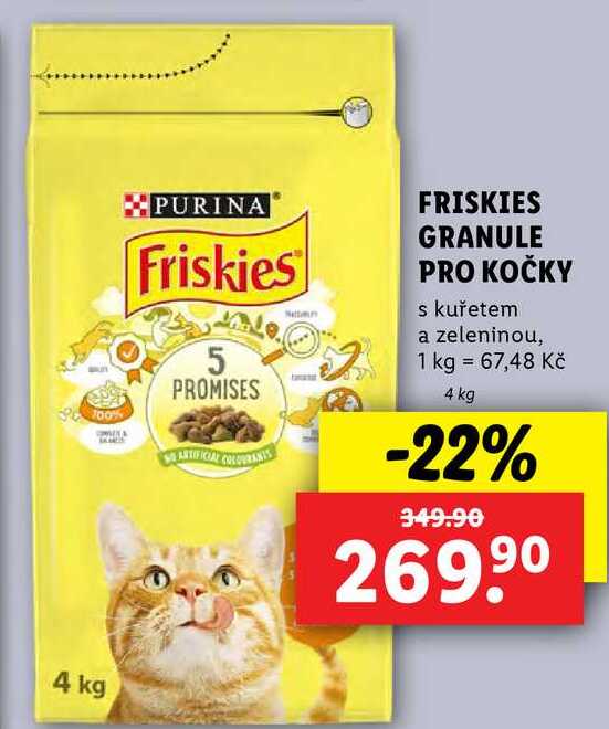 FRISKIES GRANULE PRO KOČKY, 4 g