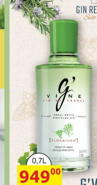 G'Vine Floraison Gin 0,7l 40%