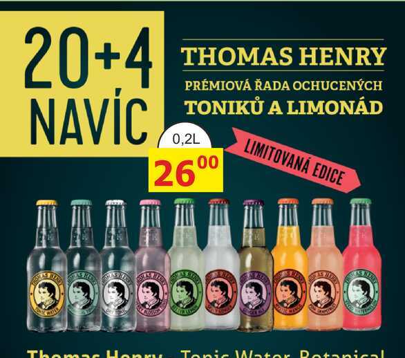 THOMAS HENRY Tonic Water 0,2l