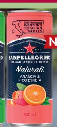 SANPELLEGRINO 330 ml Naturali ARANCIA & FICO D'INDIA