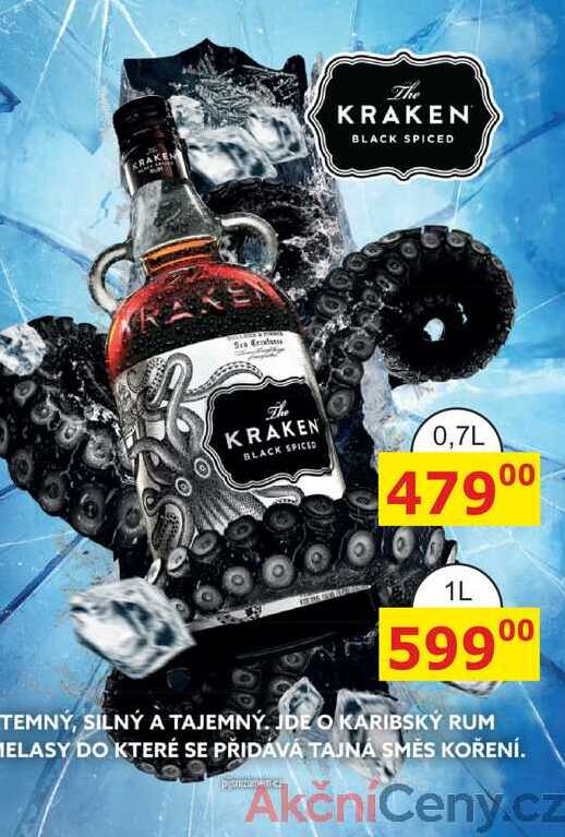 KRAKEN BLACK SPICED RUM 1l