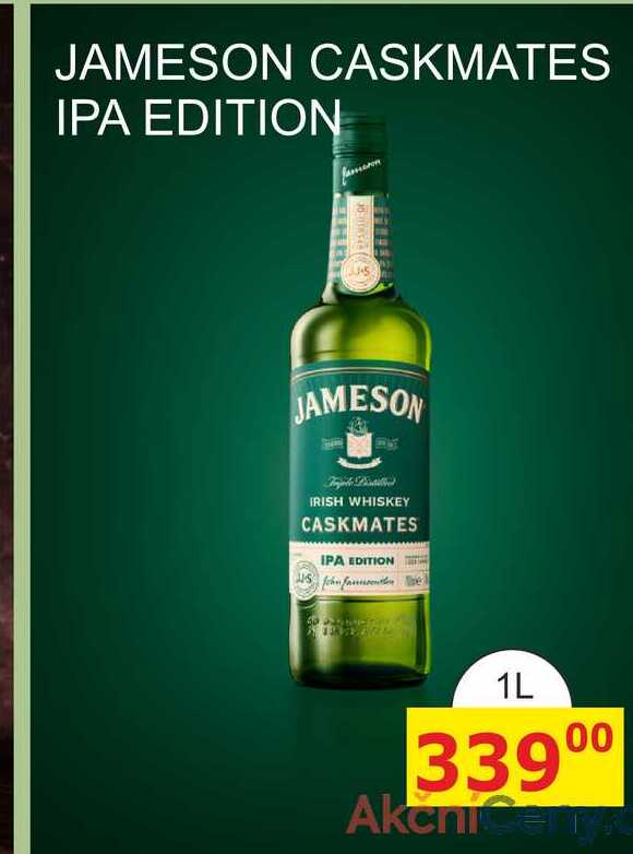 JAMESON IRISH WHISKEY CASKMATES IPA EDITION 1L
