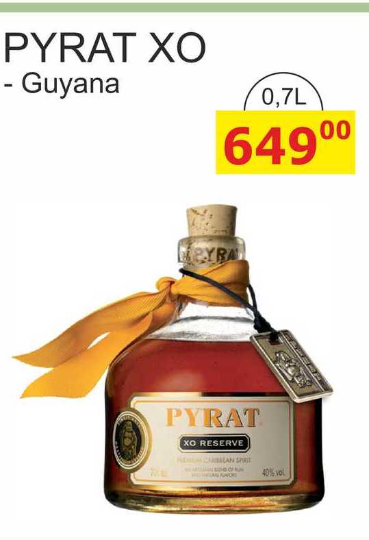PYRAT XO - Guyana 0,7L 
