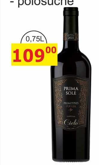 Cielo PRIMITIVO PUGLIA 0,75l