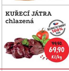 KUŘECÍ JÁTRA chlazená 1kg  