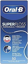 Oral‑B SuperFloss dentální nit nastříhané pásky 50 ks