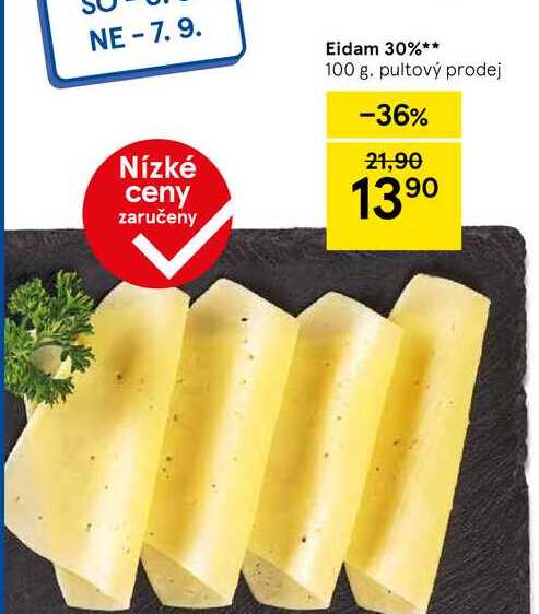 Eidam 30%, 100 g 