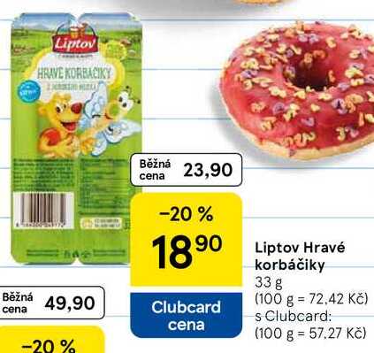 Liptov Hravé korbáčiky, 33 g 