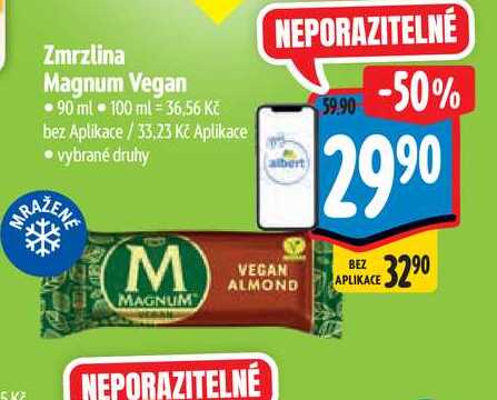 Zmrzlina Magnum Vegan  90 ml