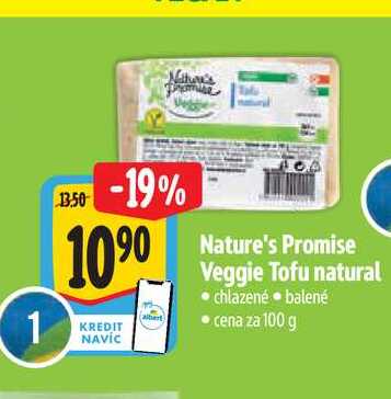  Nature's Promise Veggie Tofu natural  100 g
