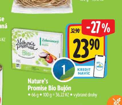 Nature's Promise Bio Bujón  66 g