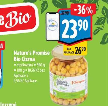 Nature's Promise Bio Cizrna  350 g