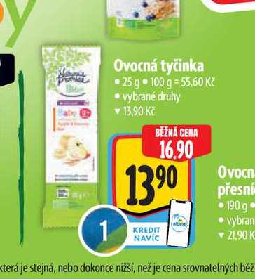  Ovocná tyčinka 25 g 