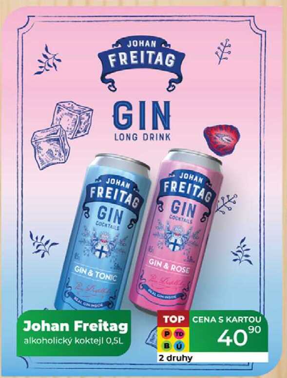 Johan Freitag alkoholický koktejl 0,5L 