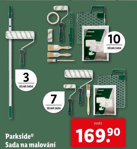 Parkside Sada na malování 