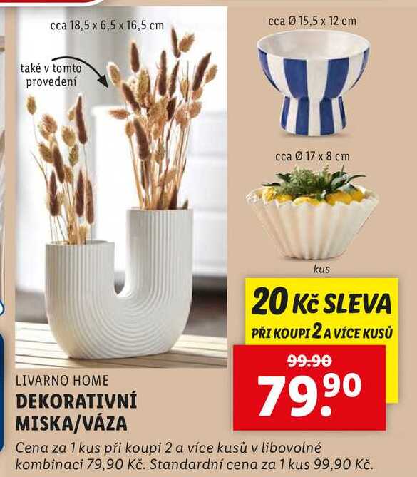 DEKORATIVNÍ MISKA/VÁZA 