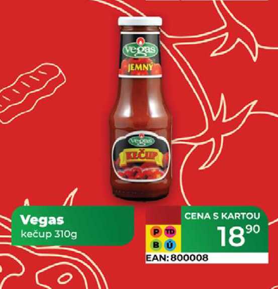 Vegas kečup 310g