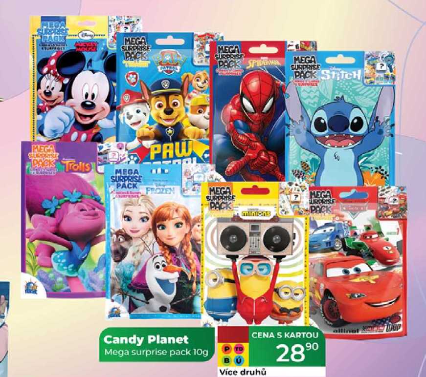 Candy Planet Mega surprise pack 10g 