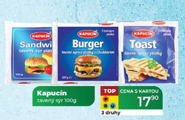 Kapucín tavený sýr 100g  